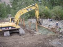 Building erosion control measures on N.F. Ahtanum Creek